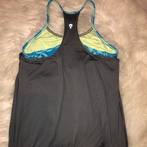 ivivva tank top with built in sports bra